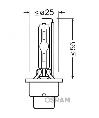 OSRAM Ampoule xénon XENARC NIGHT BREAKER LASER D2S