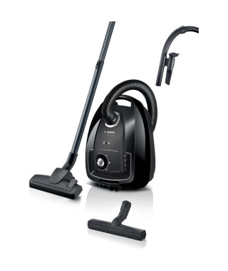 BOSCH GL38 Noir - Aspirateur Traineau Sac - 600 W - 79 dB - (h)epa - 10m - 4 L sac - variateur de puissance