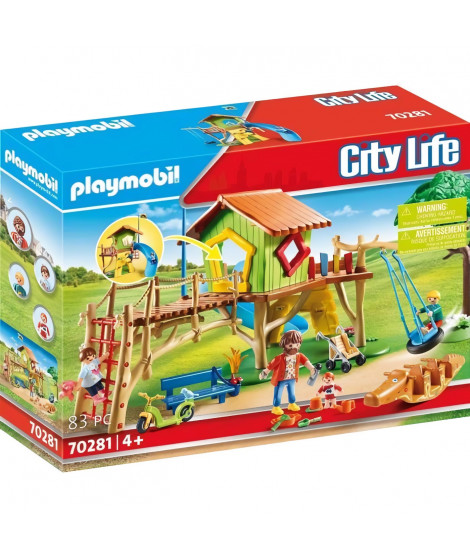 PLAYMOBIL - 70281 - City life - Parc de jeux et enfants