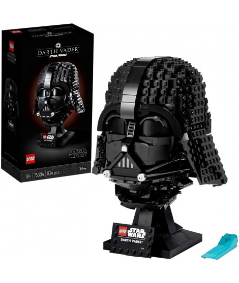 LEGO Star Wars 75304 Le Casque de Dark Vador, Kit de Maquette, Masque, Cadeau pour Adultes