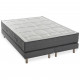 DEKO DREAM HOTEL PREMIUM LUX Ensemble matelas + sommiers 180x200 - Mousse mémoire - 28cm - 5 zones - Ferme