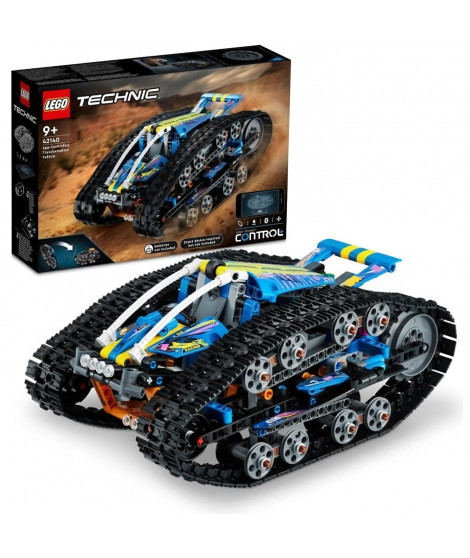 LEGO 42140 Technic Le Véhicule Transformable Télécommandé, Jouet Voiture d'Exploration 2 en 1 Tout-Terrain