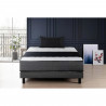 DEKO DREAM HOTEL PREMIUM LUX - Ensemble matelas + sommier 160x200 cm - Mousse mémoire - 28cm - 5 zones - Ferme