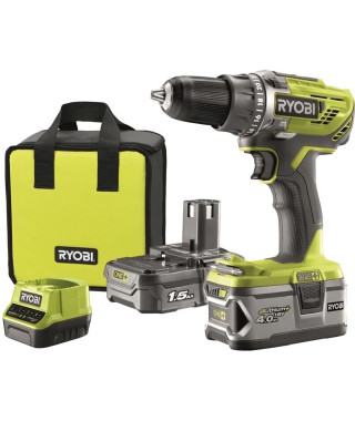 RYOBI ONE+ Perceuse 18 Volts - 2 batteries 2,0Ah & 4,0Ah - R18DD3-2415BS