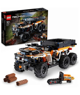 LEGO 42139 Technic Le Véhicule Tout-Terrain, Jouet de Quad, Maquette a 6 Roues, avec Tronçonneuse, pour Enfants Des 10 Ans