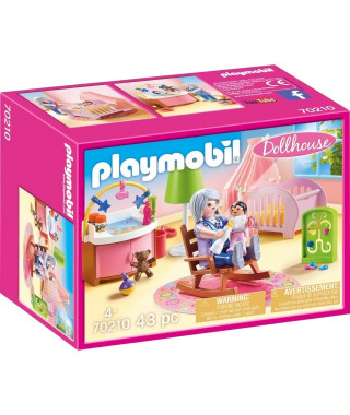 PLAYMOBIL - 70210 - Dollhouse La Maison Traditionnelle - Chambre de bébé