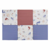 TINÉO - Maxi Tapis D'éveil, Maxi Tapis De Motricité, Maxi Tapis Bébé, Multifonction 5 en 1, 120x180cm (Trésors de l'Océan)