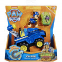 PAT PATROUILLE - VEHICULE + FIGURINE DELUXE CHASE DINO RESCUE Paw Patrol - 6059512 - Voiture a remonter Jeu Jouet Enfant 3 ans