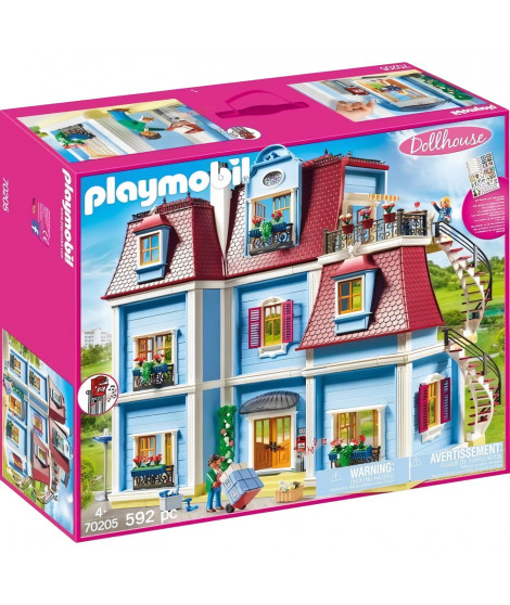 PLAYMOBIL - 70205 - Dollhouse La Maison Traditionnelle - Grande Maison Traditionnelle