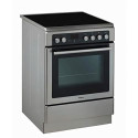 Cuisiniere Vitrocéramique WHIRLPOOL- AXMT6534/IX - 4 foyers - 6400W -Four Chaleur Pulsée Pyrolyse - 57L - A - 60x60cm -Inox