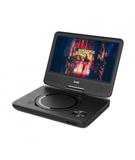 D-JIX PVS906-20 Lecteur DVD portable 9 rotatif - Noir