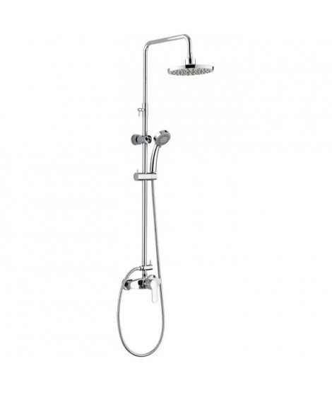 ROUSSEAU Colonne de douche avec robinet mitigeur mécanique Shenti chrome