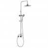 ROUSSEAU Colonne de douche avec robinet mitigeur mécanique Shenti chrome