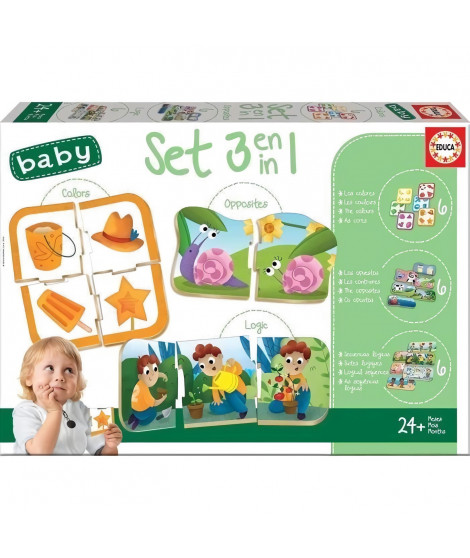 SET BABY 3 EN 1 - Set de 3 jeux éducatifs
