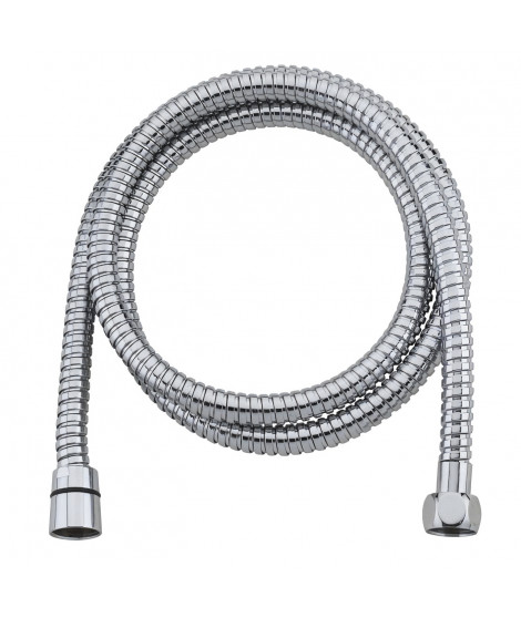 ROUSSEAU Flexible de douche 2,0m NF double agrafage en inox chromé
