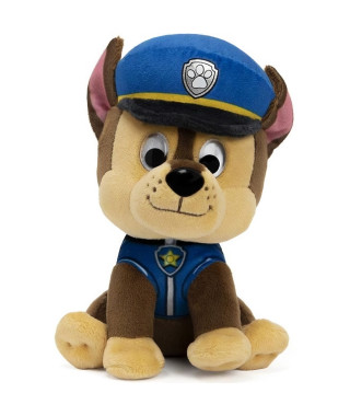 PAT PATROUILLE - PELUCHE 15 CM CHASE Paw Patrol Gund - 6058437 - peluche douce et lavable des 12 mois