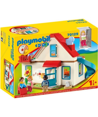 PLAYMOBIL - 70129 - PLAYMOBIL 1.2.3 - Maison familiale