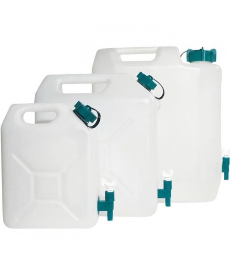 Jerrycan extra-fort avec robinet eau propre 35 litres