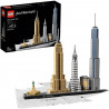 LEGO Architecture 21028 New York, Construction Maquette Miniature, Statue de la Liberté