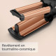 Lisseur - BaByliss - W2447E - Effet wavy, jusqu'a 200°C avec des plaques larges et ondulées en Tourmaline-céramique