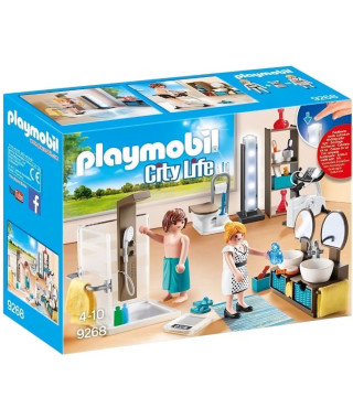 PLAYMOBIL - 9268 - City Life - La Maison Moderne - Salle de Bain avec Douche