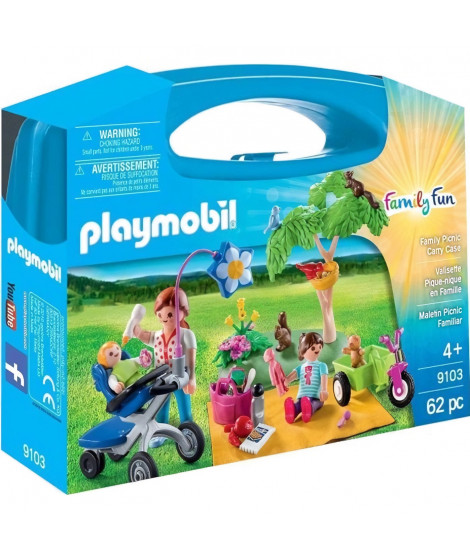 PLAYMOBIL 9103 - Family Fun - Valisette Pique-Nique en Famille