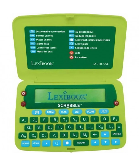 SCRABBLE Dictionnaire électronique officiel LEXIBOOK - nouvelle édition
