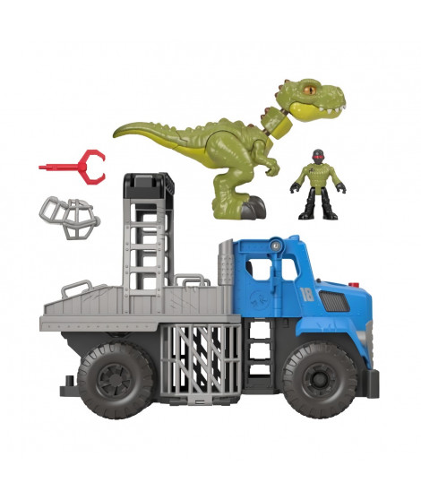 Fisher Price - Imaginext Jurassic World - Le Camion De Capture - Accessoire figurine d'action - Multicolore