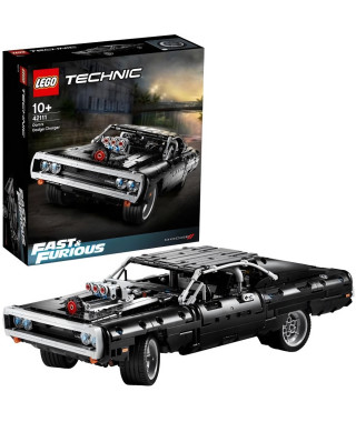 LEGO Technic 42111 La Dodge Charger de Dom, Maquette Voiture de Course a Construire Fast and Furious, Idée Cadeau