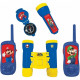 SUPER MARIO - Kit d'aventurier - Talkie-Walkies portée 120m, jumelles, lampe torche et boussole