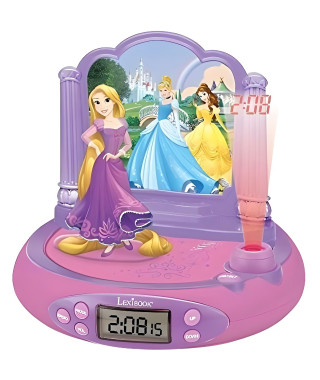 Radio Réveil Projecteur Disney Princesses Raiponce - LEXIBOOK