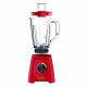 MOULINEX LM420510 Blender électrique, Mixeur, 600 W, Bol 1,25 L, 5 programmes, 4 lames amovibles, Smoothies, Glace pilée, Ble…