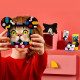 LEGO 41964 DOTS Boîte Créative La Rentrée Mickey Mouse et Minnie Mouse, 6-en-1, Boîte de Rangement, Cadre Photo, Enfants 6 Ans