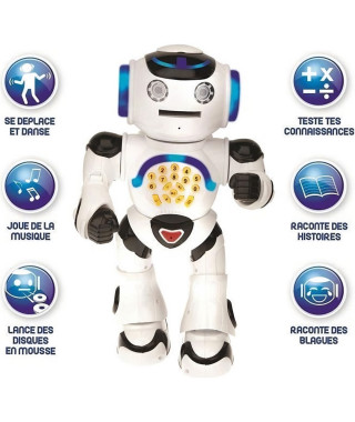 Robot éducatif interactif Powerman - LEXIBOOK - Mon Premier Robot Ludo-Éducatif (Français), sons et lumieres