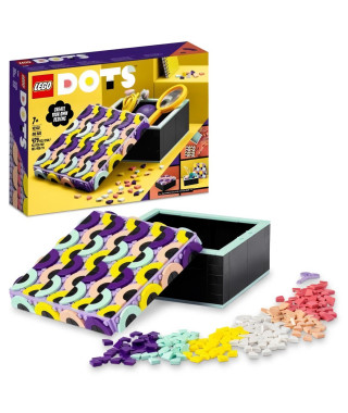 LEGO 41960 DOTS La Grande Boîte, Activité Manuelle pour Créer un Espace de Rangement pour Chambre d'Enfants, des 6 ans