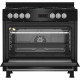 Cuisiniere - BEKO - GM15311DBNS - 90cm -  4 Gaz + 1 Double couronne -  Multifonction -  Nettoyage catalyse 3 côtés - 111L - Noir