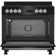 Cuisiniere - BEKO - GM15311DBNS - 90cm -  4 Gaz + 1 Double couronne -  Multifonction -  Nettoyage catalyse 3 côtés - 111L - Noir