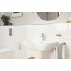GROHE QUICKFIX Start Robinet de salle de bains lavabo, mousseur économie d'eau, avec tirette de vidage, bonde incluse, 24209002