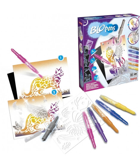 LANSAY - BLOPENS FASHION - Animaux a Customiser - Activités Artistiques - Dessin et Coloriage - Des 7 ans