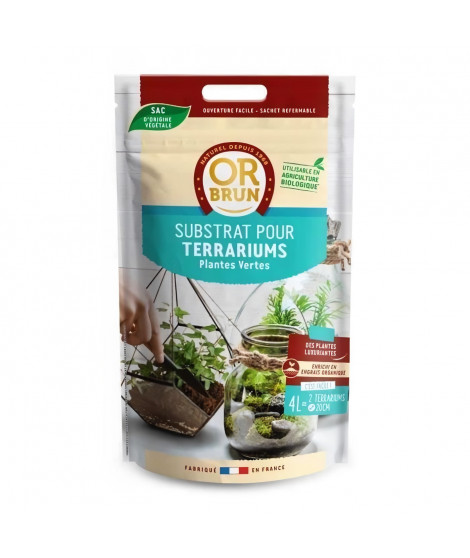 OR BRUN Terreau terrarium 4l