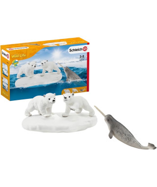 SCHLEICH - Glissade des ours polaires - 42531 - Gamme : Wild Life