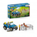 Voiture tout-terrain avec avant-poste Dino - SCHLEICH - 41464 - Dinosaurs