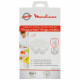 MOULINEX 7 Pots Verre + Couvercle Blanc - Yaourtieres Yogurta / Yogurteo - A14A03