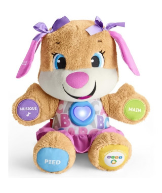 Fisher-Price - Nouveau SIS interactif - Peluche interactive - 6 mois et +