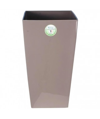 RIVIERA Pot de fleurs Nuance - Carré-29 x 29 x H 52 cm -Taupe