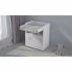 POLINI KIDS AMIS ZEN Commode a langer POLSKA 2 portes avec plan rabattable blanc