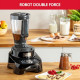 MOULINEX Robot multifonction, 8 accessoires dont blender, Sécurité renforcée, 6 vitesses, DoubleForce FP821811