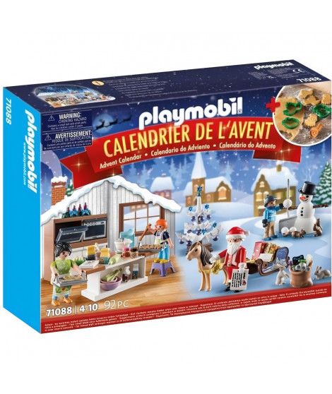 PLAYMOBIL - 71088 - Calendrier de l'Avent Pâtisserie de Noël