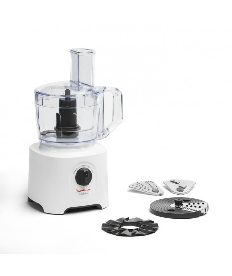 MOULINEX FP244110 Easy Force Robot multifonction tout en un, Bol 1,4 L, 5 accessoires, Plus de 20 fonctions différentes, Compact