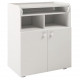 POLINI KIDS AMELI Commode a langer POLSKA 2 portes avec plan rabattable blanc